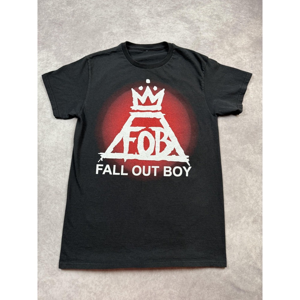Fall Out Boy Shirt Adult Small‎ Black Boys of Zummer 2015 Wiz Khalifa Concert